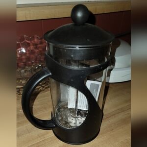 Black French Press Coffee Maker
